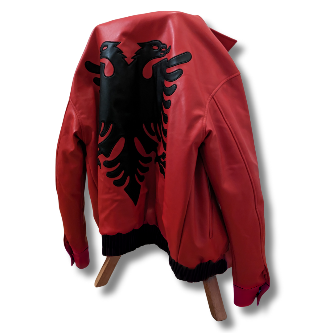 Genuine Leather Jacket - Albanian Eagle